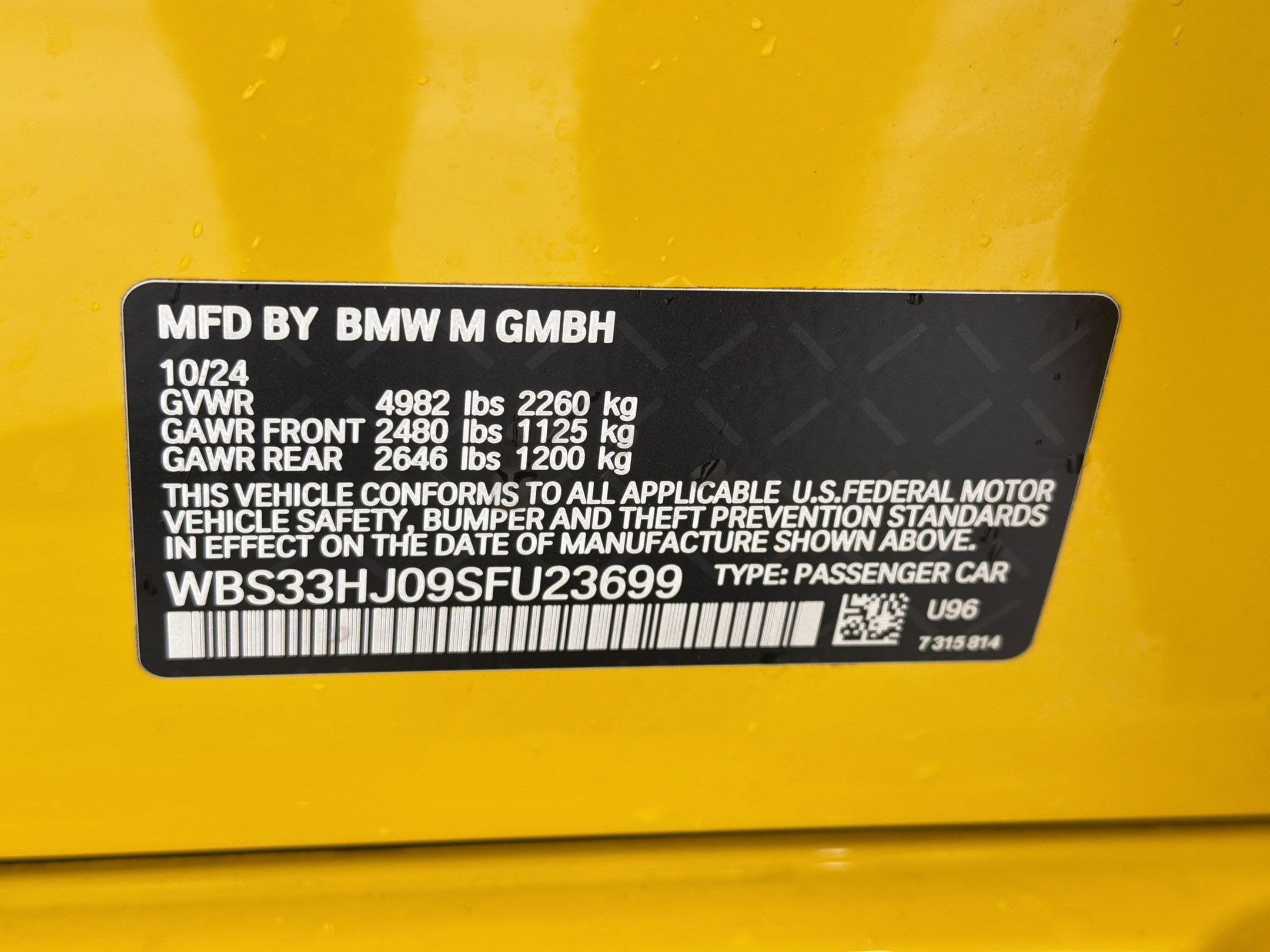Certified 2025 BMW M3 Competition w/ Executive Package AWD/4WD image 17