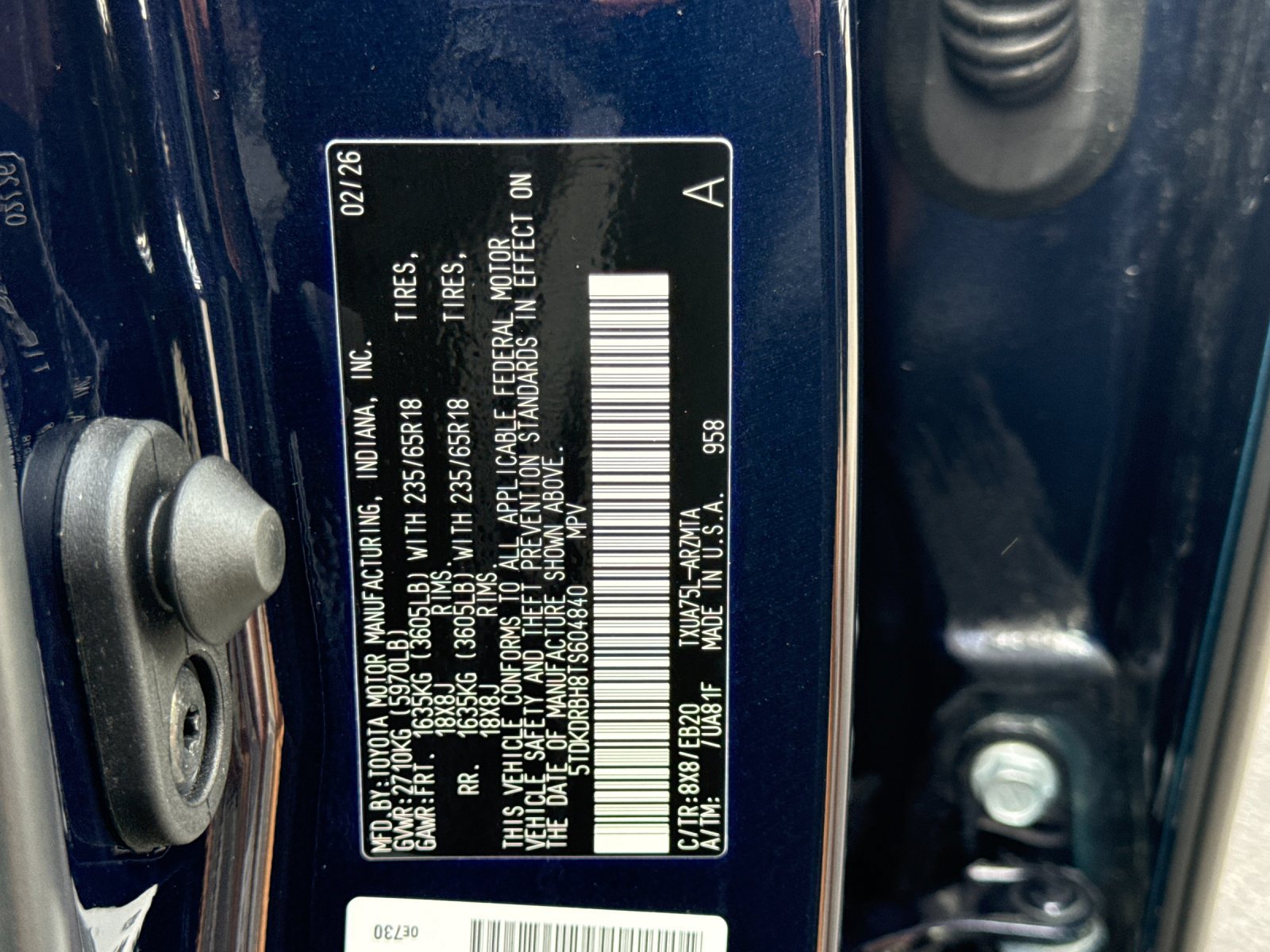 Used 2026 Toyota Highlander XLE AWD/4WD image 30