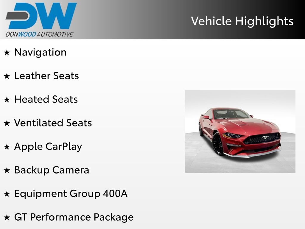 Used 2019 Ford Mustang GT Premium w/ GT Performance Package RWD image 6