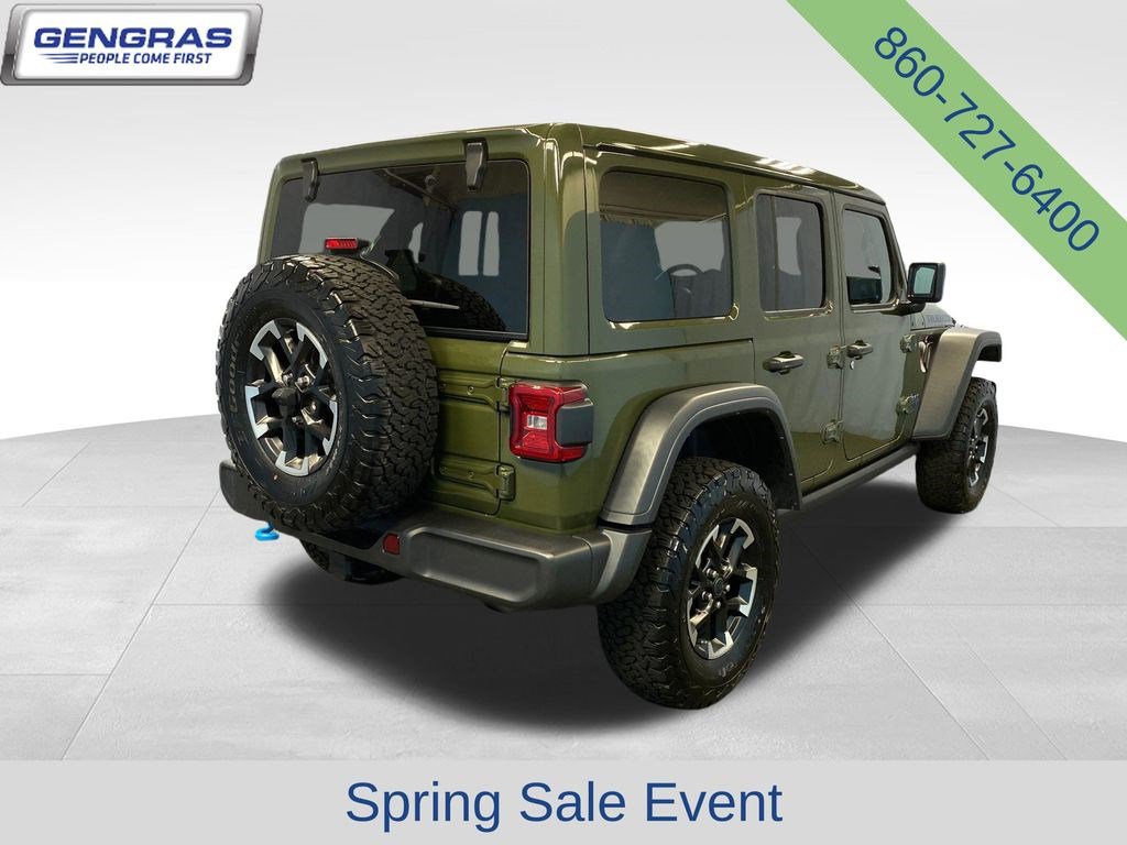Used 2024 Jeep Wrangler Unlimited Rubicon 4xe w/ Technology Group AWD/4WD image 7