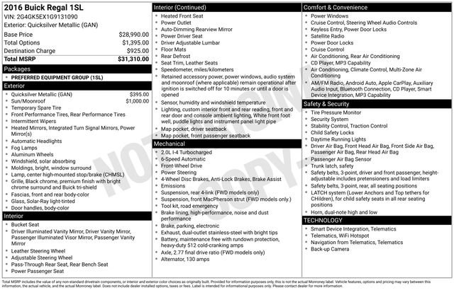 Used 2016 Buick Regal image 5