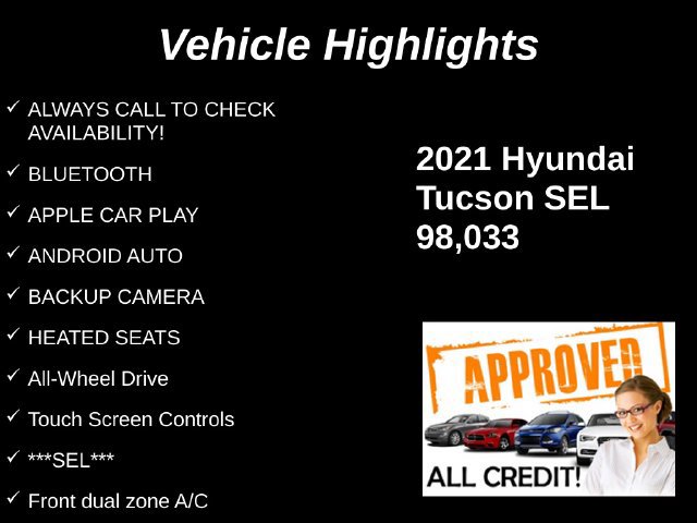 Used 2021 Hyundai Tucson SEL w/ Cargo Package AWD/4WD image 9