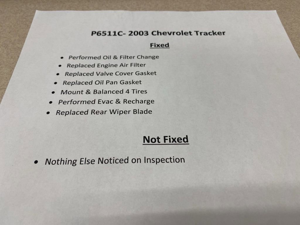 Used 2003 Chevrolet Tracker 2WD image 4