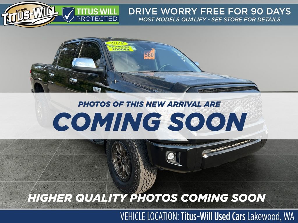 Used 2018 Toyota Tundra Platinum