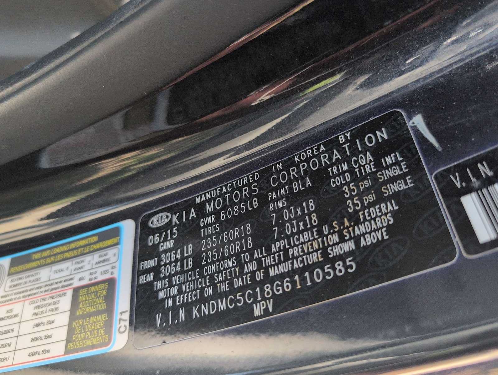 Used 2016 Kia Sedona SX FWD image 35