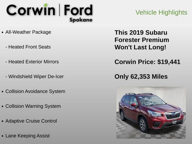 Used 2019 Subaru Forester Premium w/ All-Weather Package AWD/4WD image 6
