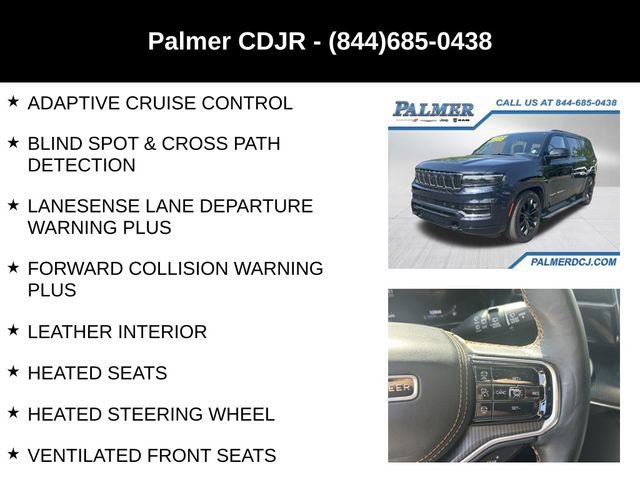Used 2024 Jeep Grand Wagoneer Series III w/ Quick Order Packagew 28T AWD/4WD image 12