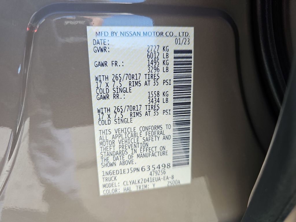 Used 2023 Nissan Frontier Pro-X w/ Pro-X Premium Package image 27