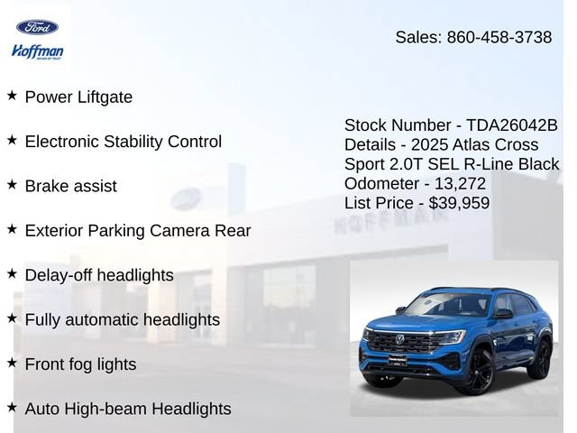 Used 2025 Volkswagen Atlas Cross Sport SEL R-Line AWD/4WD image 25