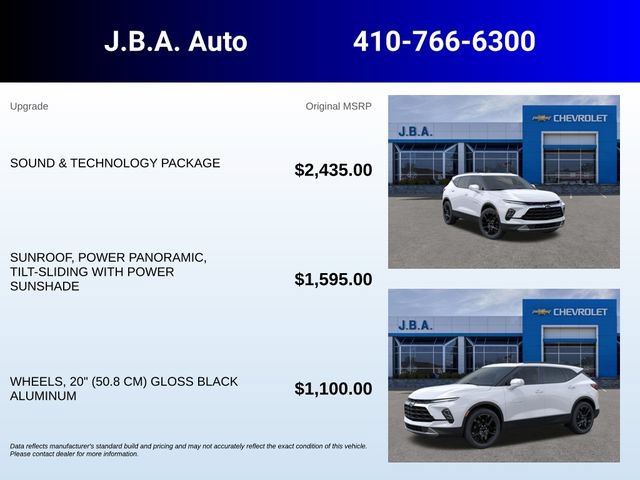 New 2026 Chevrolet Blazer LT w/ Sound & Technology Package AWD/4WD image 5