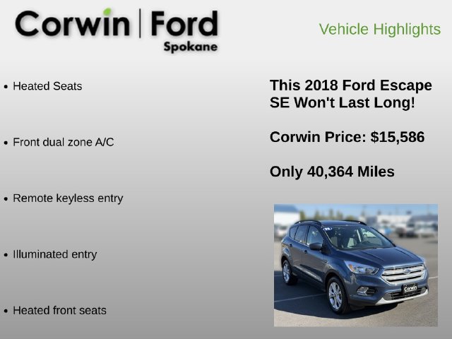 Used 2018 Ford Escape SE AWD/4WD image 6