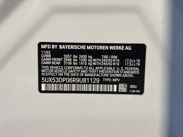 Used 2024 BMW X3 xDrive30i w/ Convenience Package image 65