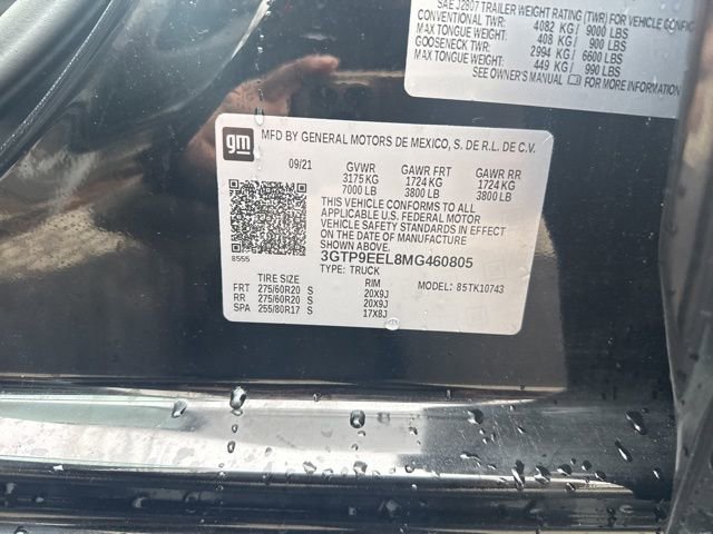 Used 2021 GMC Sierra 1500 AT4 image 10