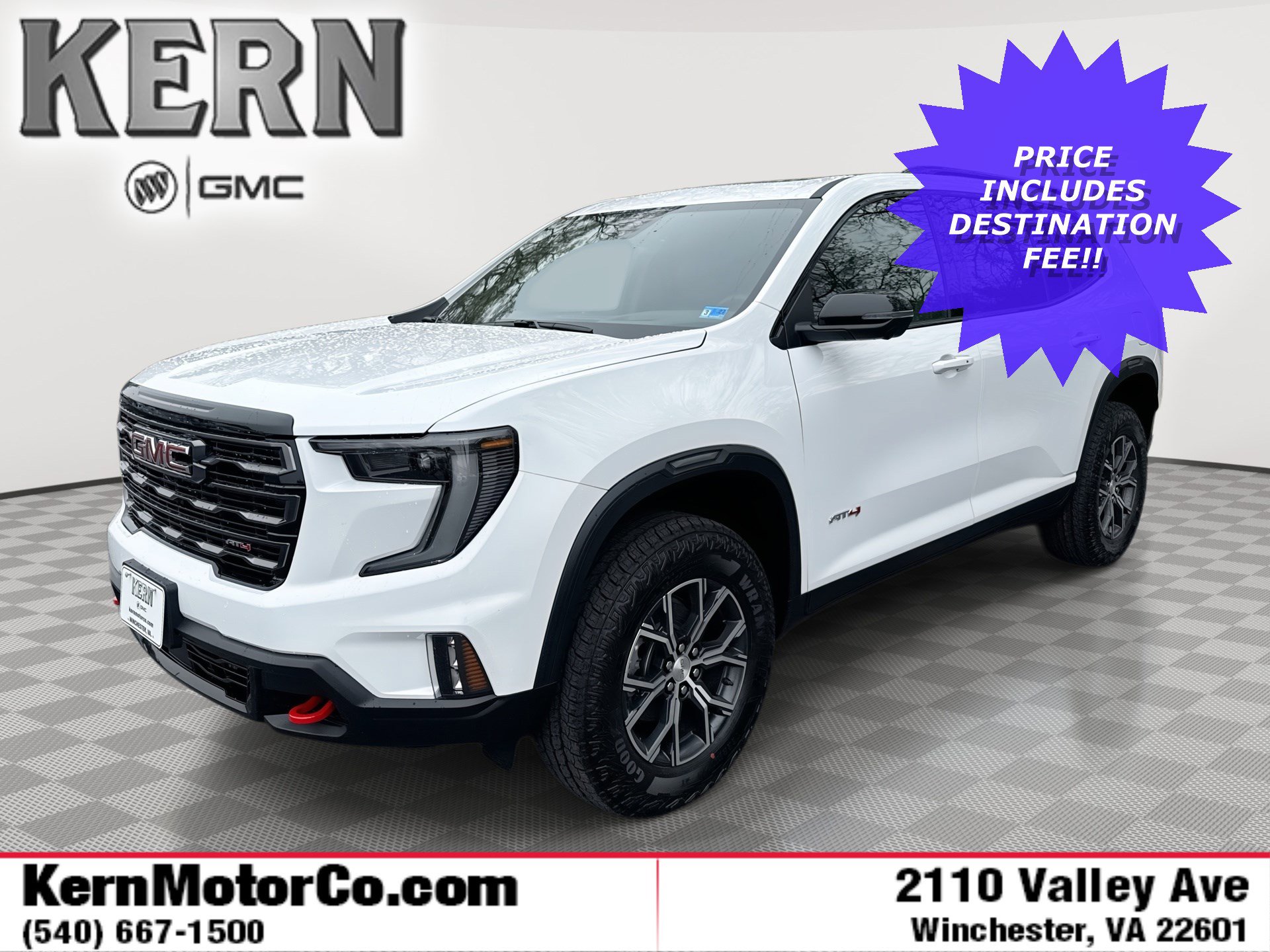 New 2026 GMC Acadia AT4 w/ Luxury Package