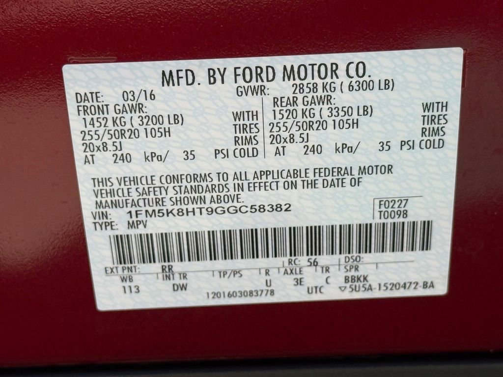 Used 2016 Ford Explorer Platinum AWD/4WD image 30