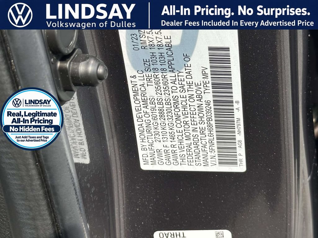 Used 2023 Honda Odyssey EX-L image 28