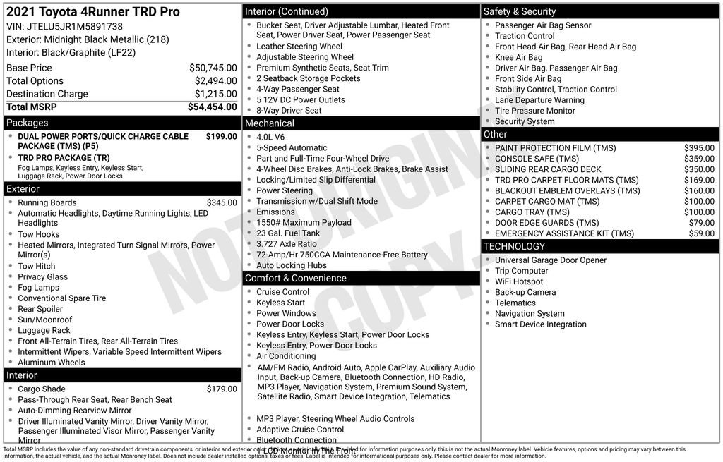 Used 2021 Toyota 4Runner TRD Pro image 26