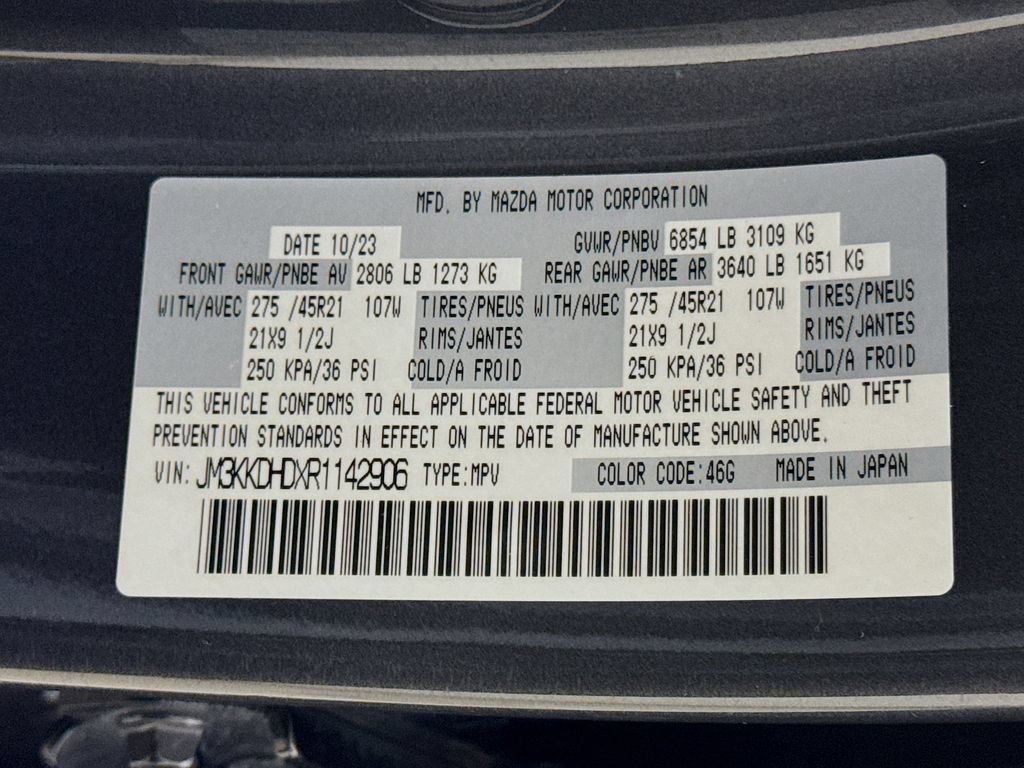 Used 2024 MAZDA CX-90 3.3 Turbo w/ Premium Package AWD/4WD image 33