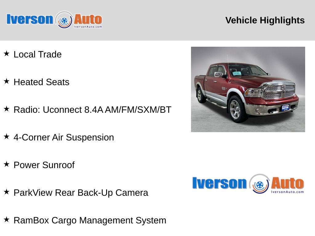 Used 2015 RAM 1500 Laramie image 2