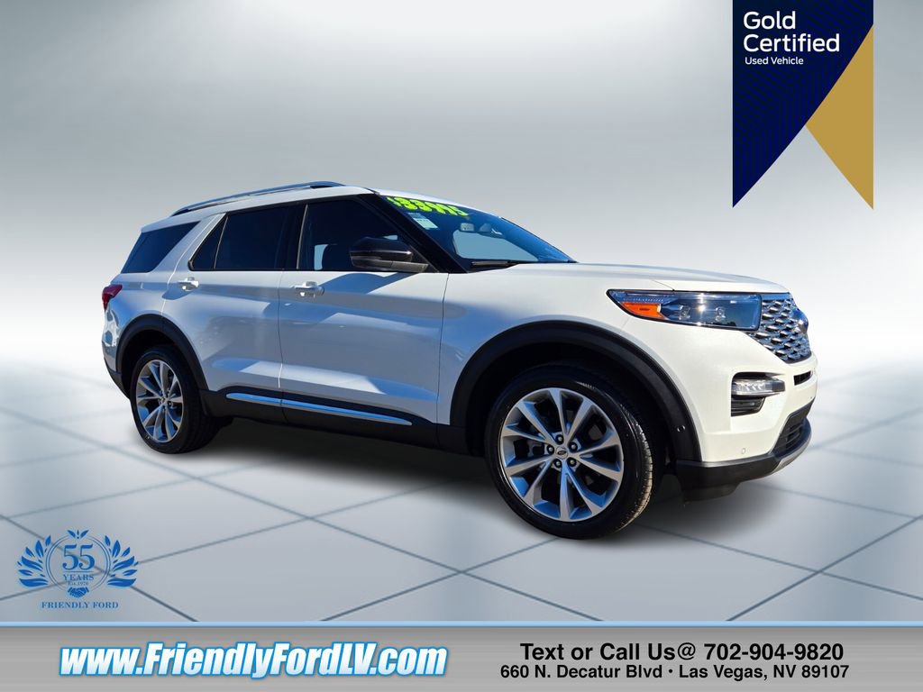 Certified 2021 Ford Explorer Platinum w/ Equipment Group 601A image 1