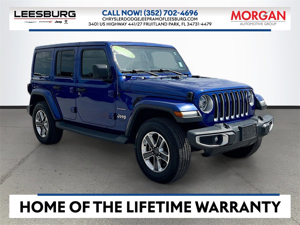 Certified 2018 Jeep Wrangler Unlimited Sahara