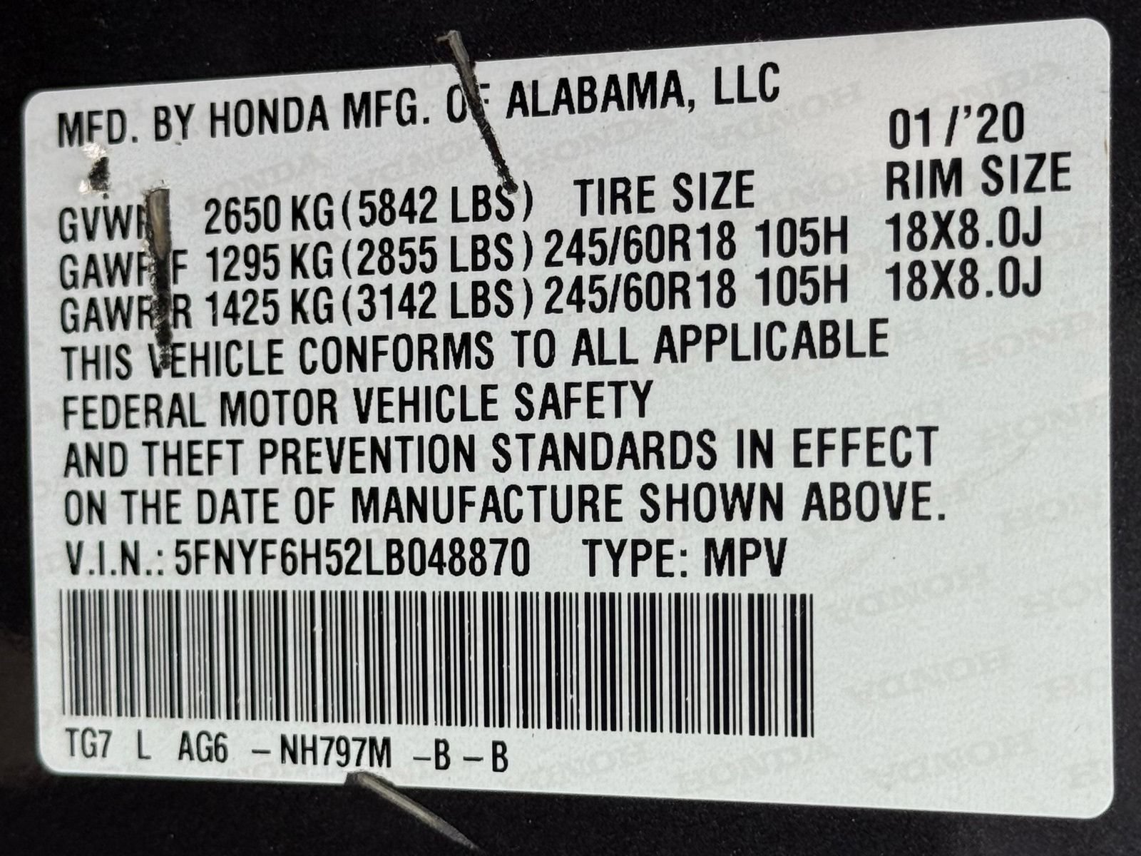 Used 2020 Honda Pilot EX-L image 46