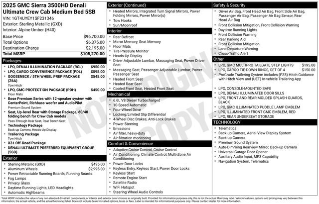 Certified 2025 GMC Sierra 3500 Denali Ultimate AWD/4WD image 43