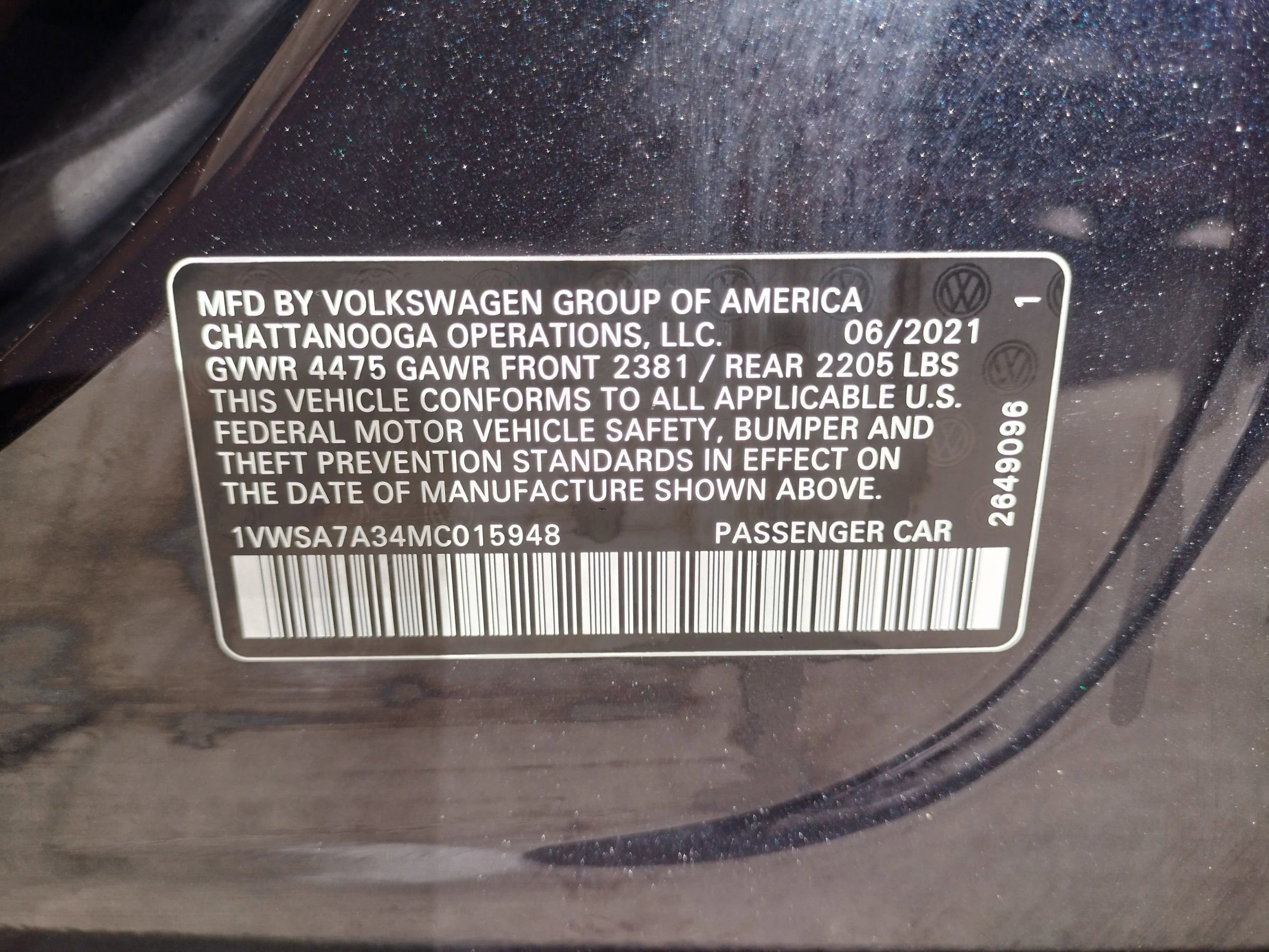 Used 2021 Volkswagen Passat 2.0T SE w/ Luggage Net & Mats Package image 48