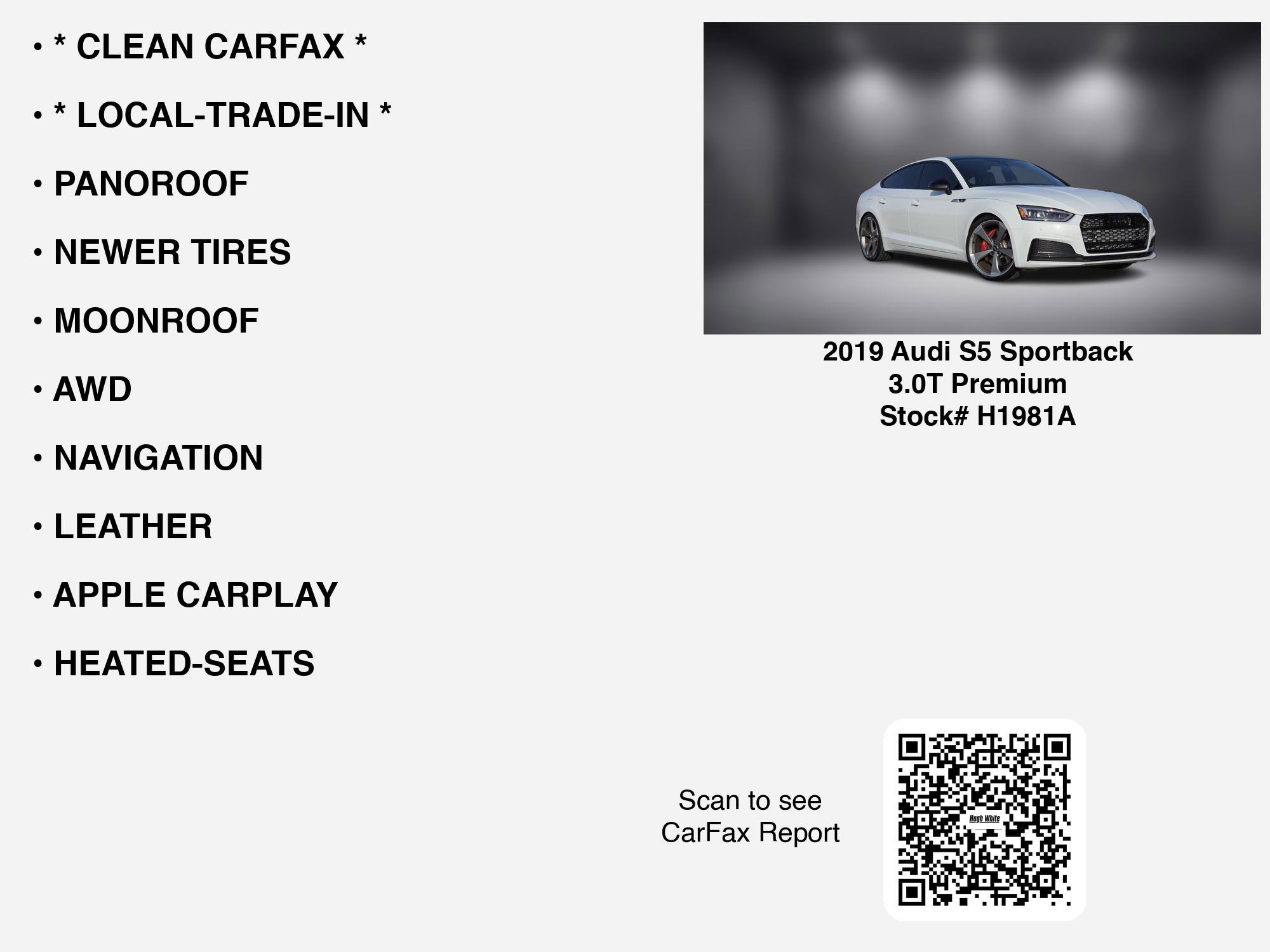 Used 2019 Audi S5 Premium Plus w/ Premium Plus image 7