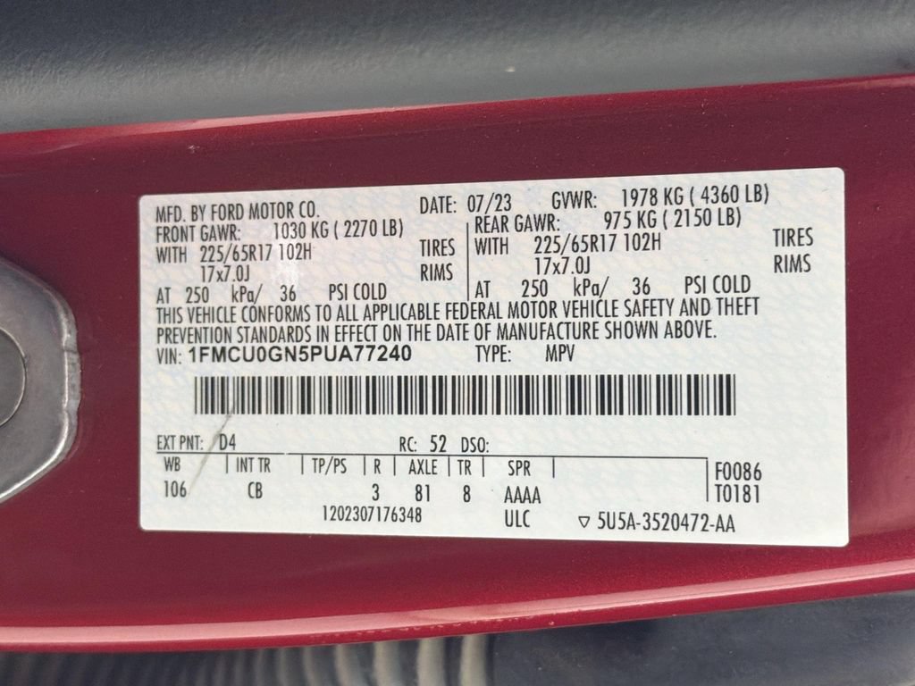 Used 2023 Ford Escape Active FWD image 33