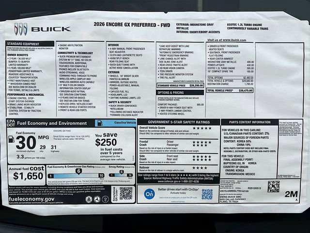 New 2026 Buick Encore GX Preferred w/ Comfort Package image 21