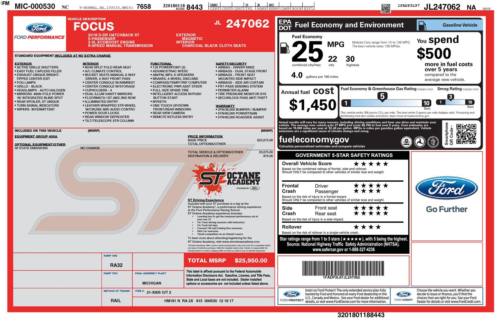 Used 2018 Ford Focus ST image 4