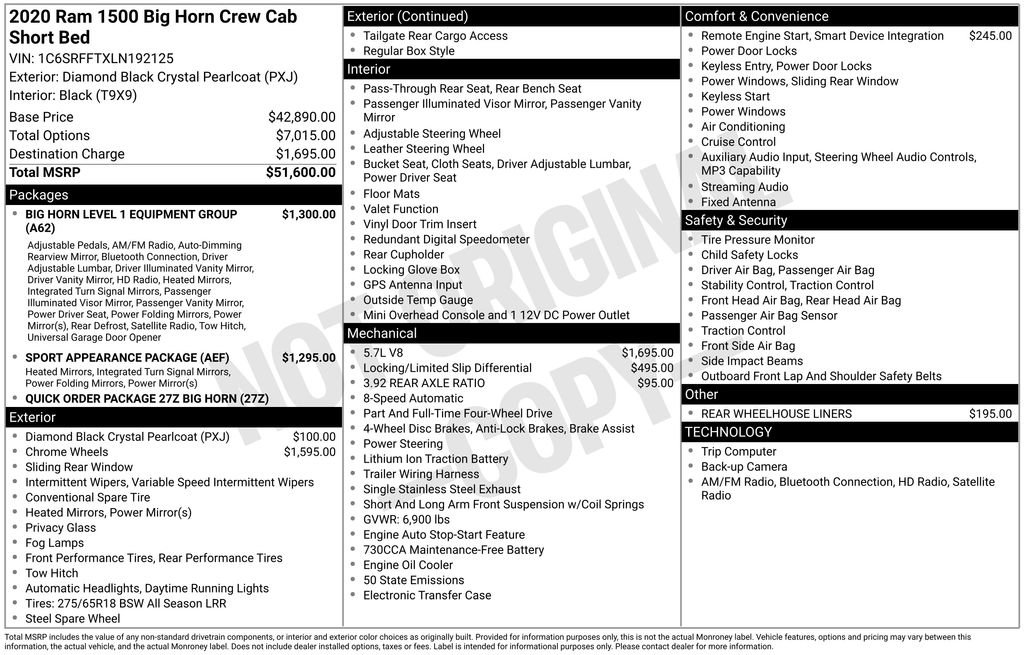 Used 2020 RAM 1500 Big Horn image 39