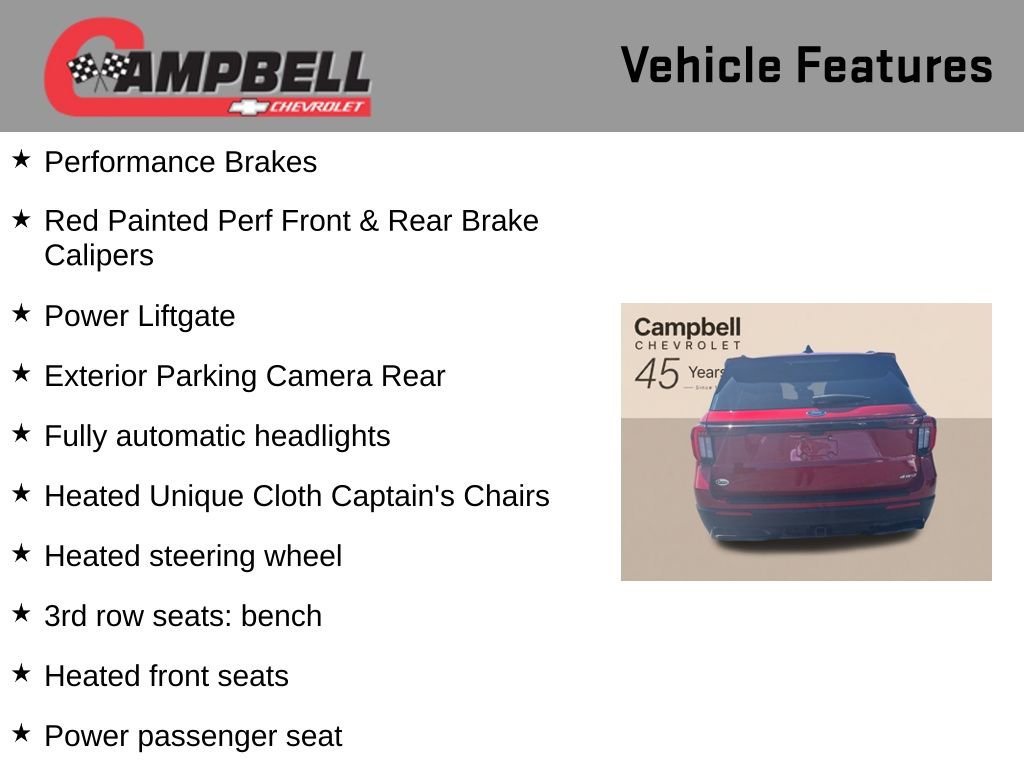 Used 2025 Ford Explorer ST-Line w/ ST-Line Street Pack AWD/4WD image 10