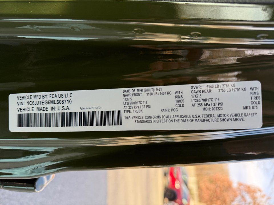 Used 2021 Jeep Gladiator Mojave w/ Trailer Tow Package image 39