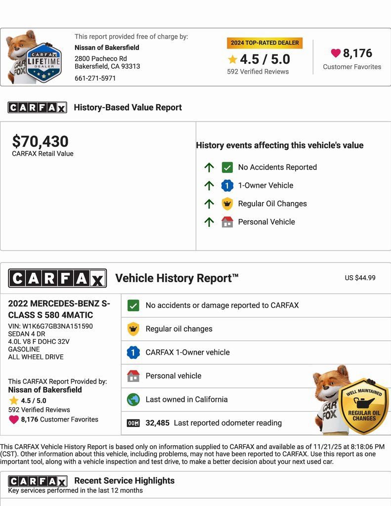 Used 2022 Mercedes-Benz S 580 4MATIC Sedan w/ AMG Line Package image 27