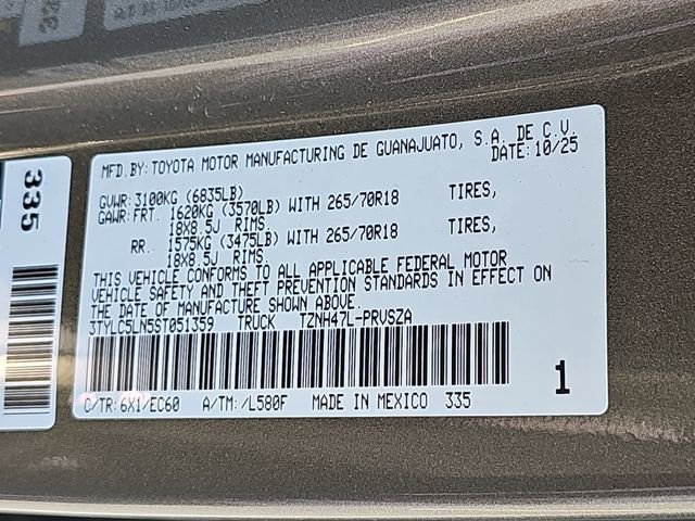 Used 2025 Toyota Tacoma 4x4 Double Cab Hybrid w/ Tow Tech Package image 36
