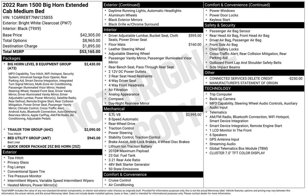 Certified 2022 RAM 1500 Big Horn RWD image 41