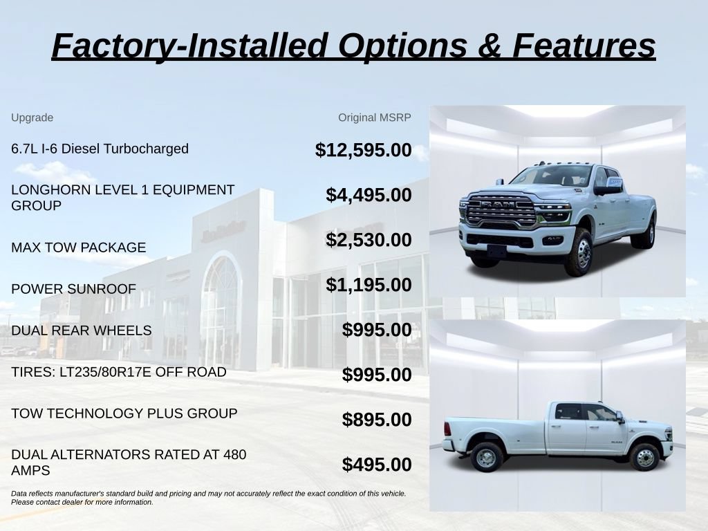New 2025 RAM 3500 Longhorn AWD/4WD image 7