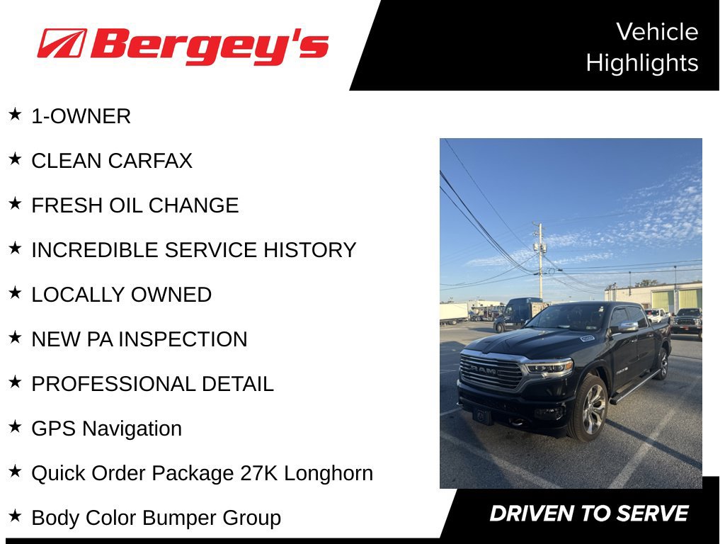 Used 2021 RAM 1500 Limited w/ Body Color Bumper Group AWD/4WD image 5