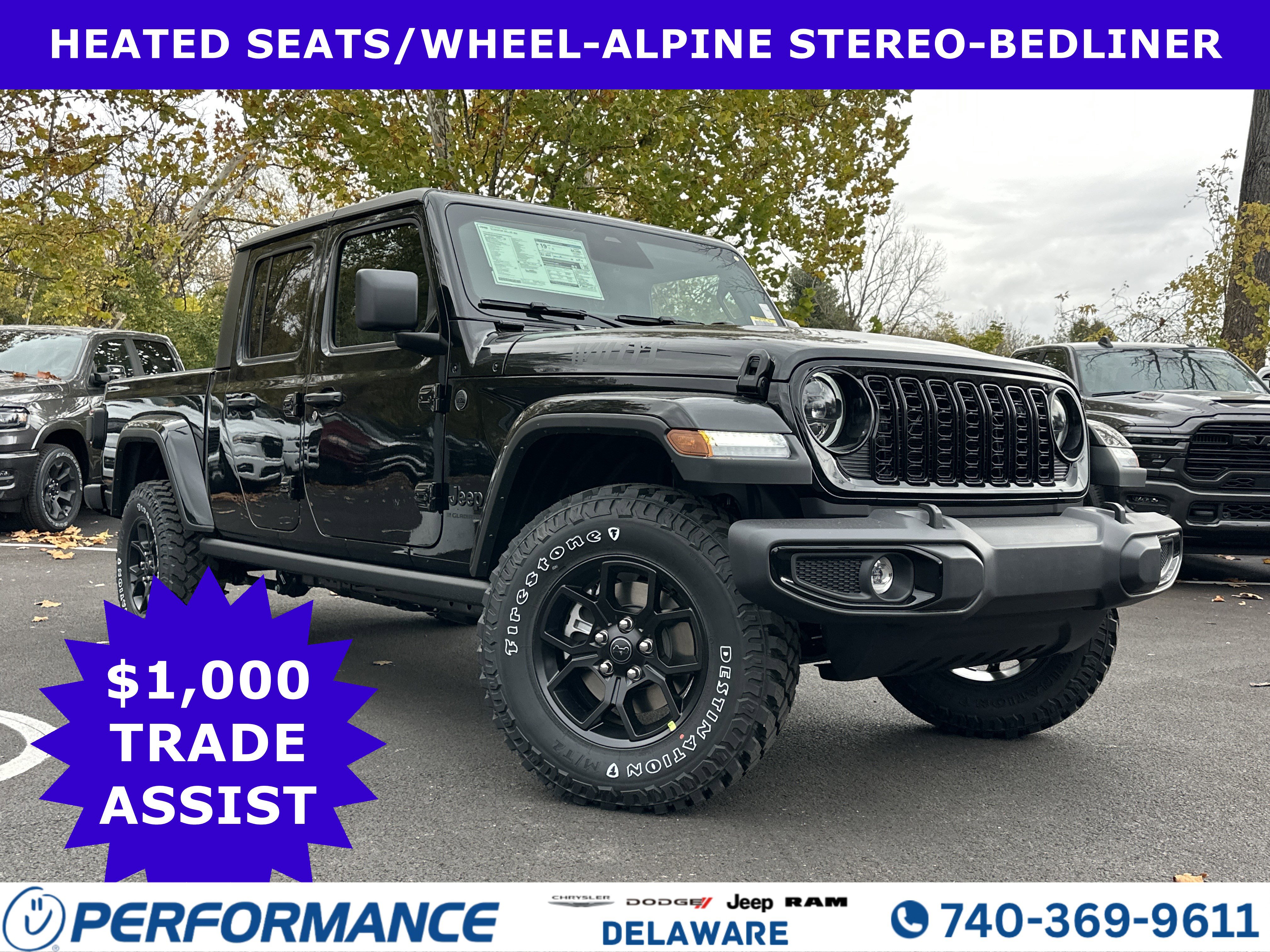 New 2026 Jeep Gladiator Willys