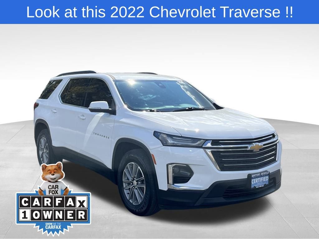 Certified 2022 Chevrolet Traverse LT