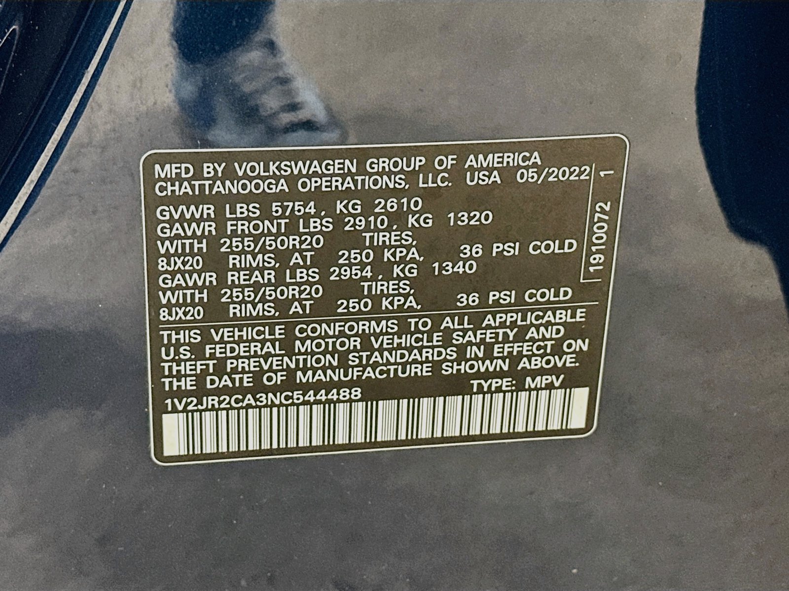 Used 2022 Volkswagen Atlas SE FWD image 48