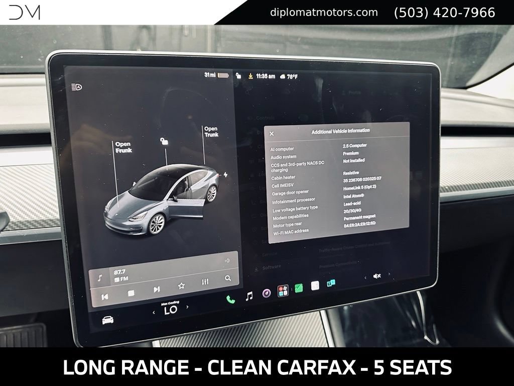 Used 2018 Tesla Model 3 Long Range RWD image 33