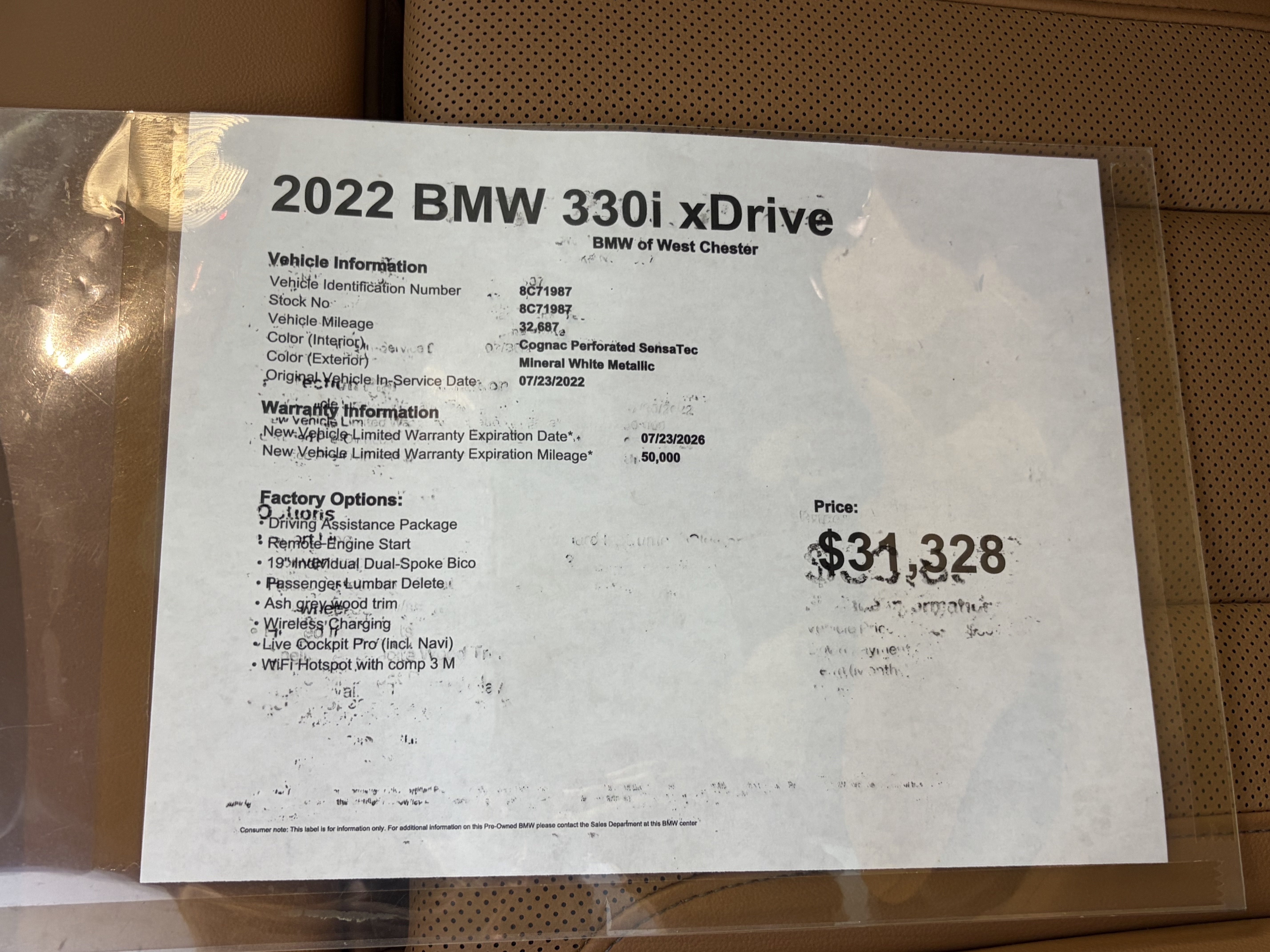 Certified 2022 BMW 330i xDrive Sedan w/ Premium Package 2 AWD/4WD image 18