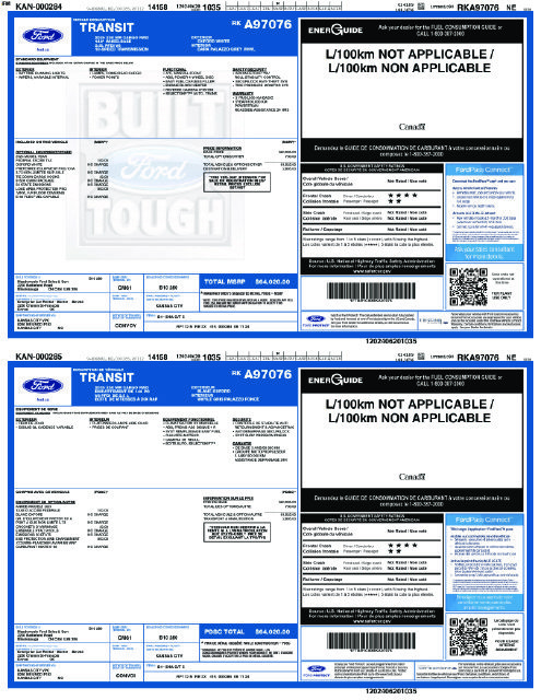 Used 2024 Ford Transit 250 148 Medium Roof w/ Load Area Protection Package RWD image 6