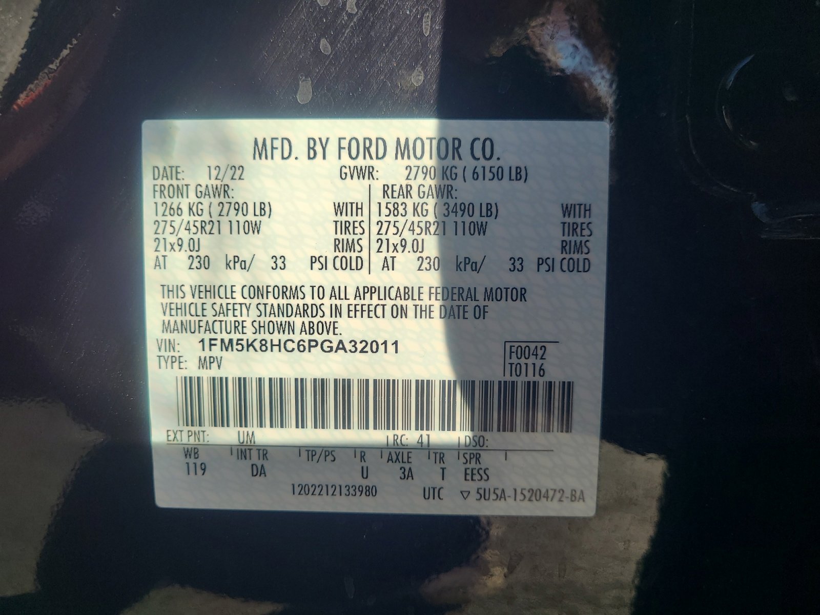 Certified 2023 Ford Explorer Platinum w/ Technology Package image 25