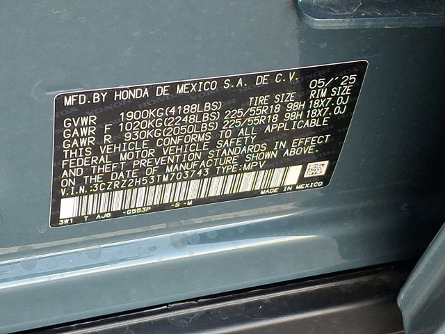 Certified 2026 Honda HR-V Sport image 27