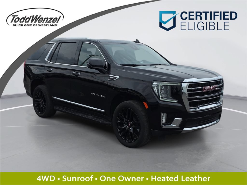 Certified 2023 GMC Yukon SLT w/ SLT Luxury Package AWD/4WD image 1