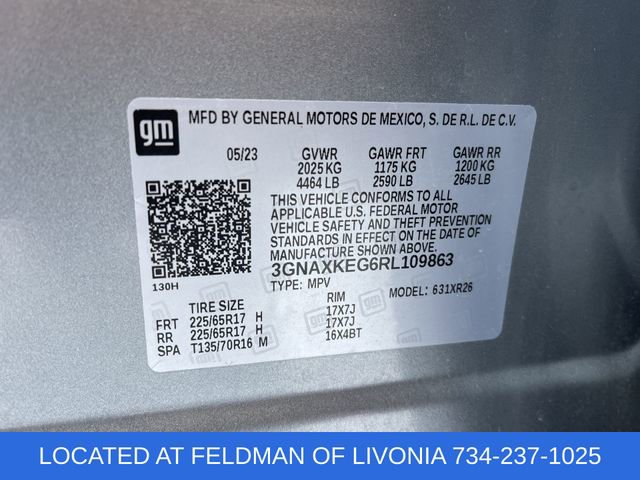 Used 2024 Chevrolet Equinox LT w/ LPO, Floor Liner Package image 33